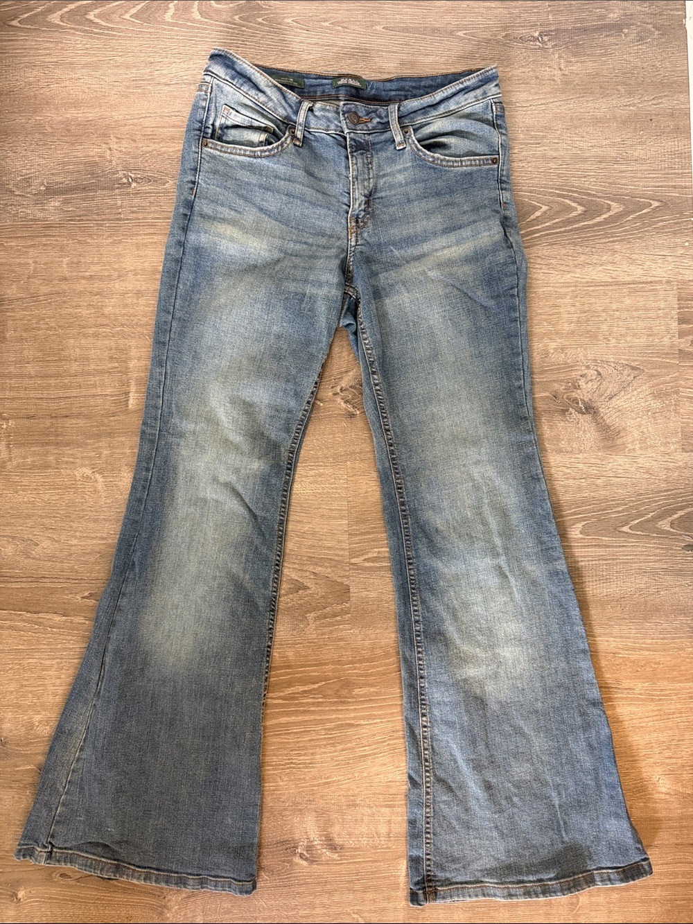 wild fable Light Blue Flared Jeans